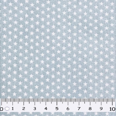 Baumwolle | mini Stars | Hellblau